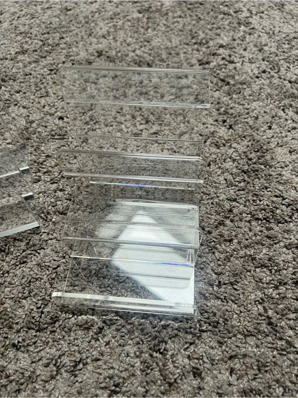 Clear Acrylic Stand Organizer Trio